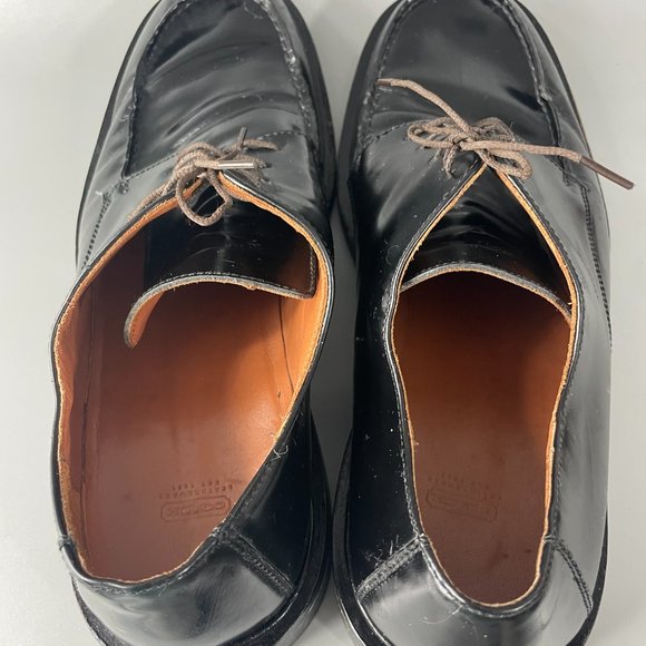 Coach Men’s Garson Lace Up Dress Shoes Brown Size 12 D - Picture 10 of 12